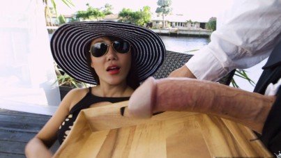 Hard Dick On The Tray For The Rich Asian Cougar 8